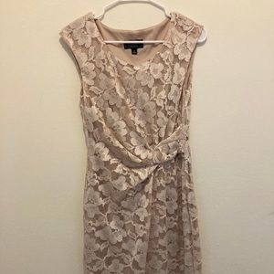 Dress barn Beige dress
